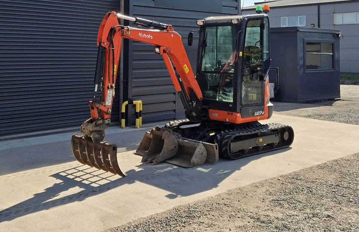 Mini pelle KUBOTA U27 - 4 - 2,7 Tonnes - 2022