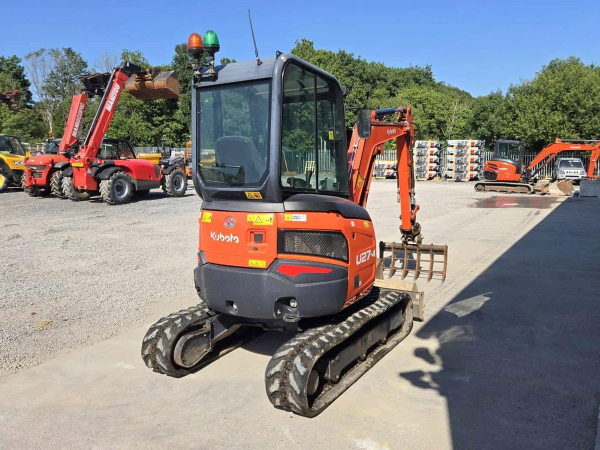 Mini pelle KUBOTA U27 - 4 - 2,7 Tonnes - 2022