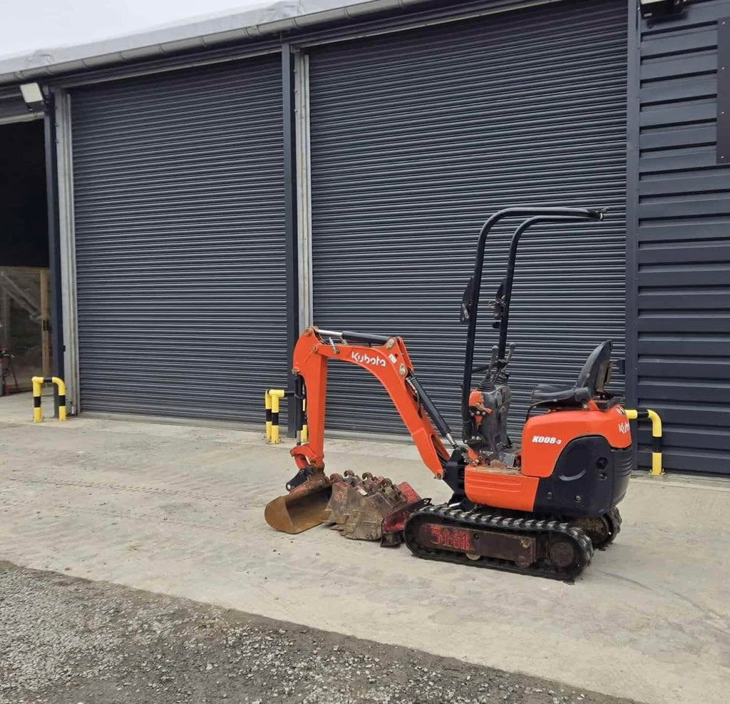 Micro pelle KUBOTA K008-3 - 0,8 Tonne - 2016