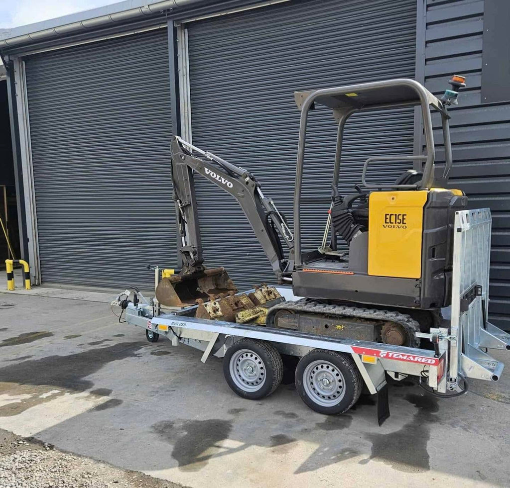 Mini Pelle VOLVO - 1,5 Tonne - 2019 + Remorque Temared