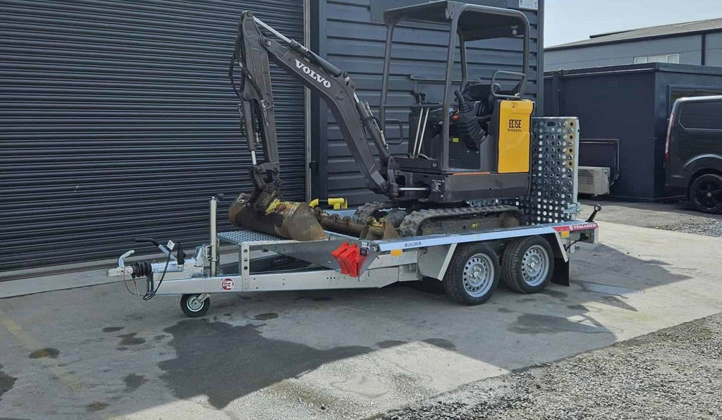 Mini Pelle VOLVO - 1,5 Tonne - 2019 + Remorque Temared