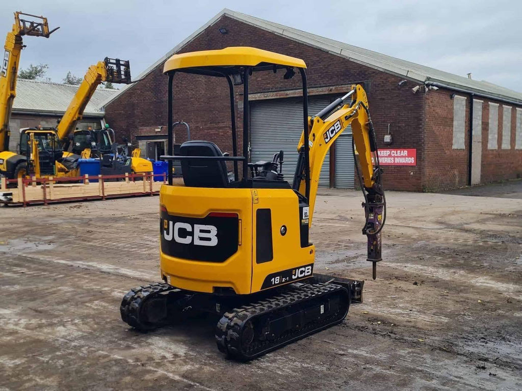 Mini pelle JCB 18Z - 1,8 Tonne - 2021 + Remorque IFOR Williams
