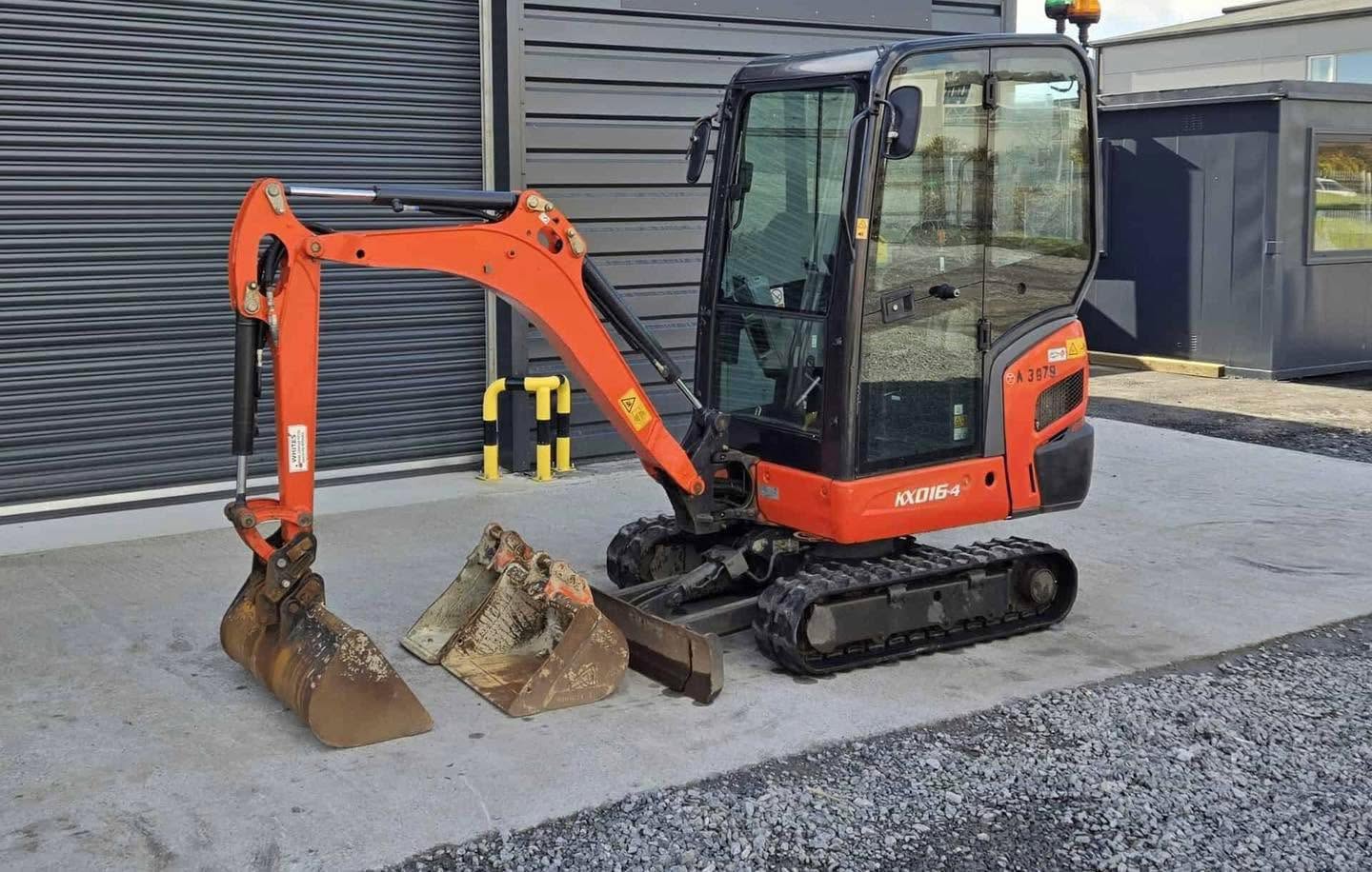 Mini pelle KUBOTA KX016-4 - 1,6 Tonne - 2018