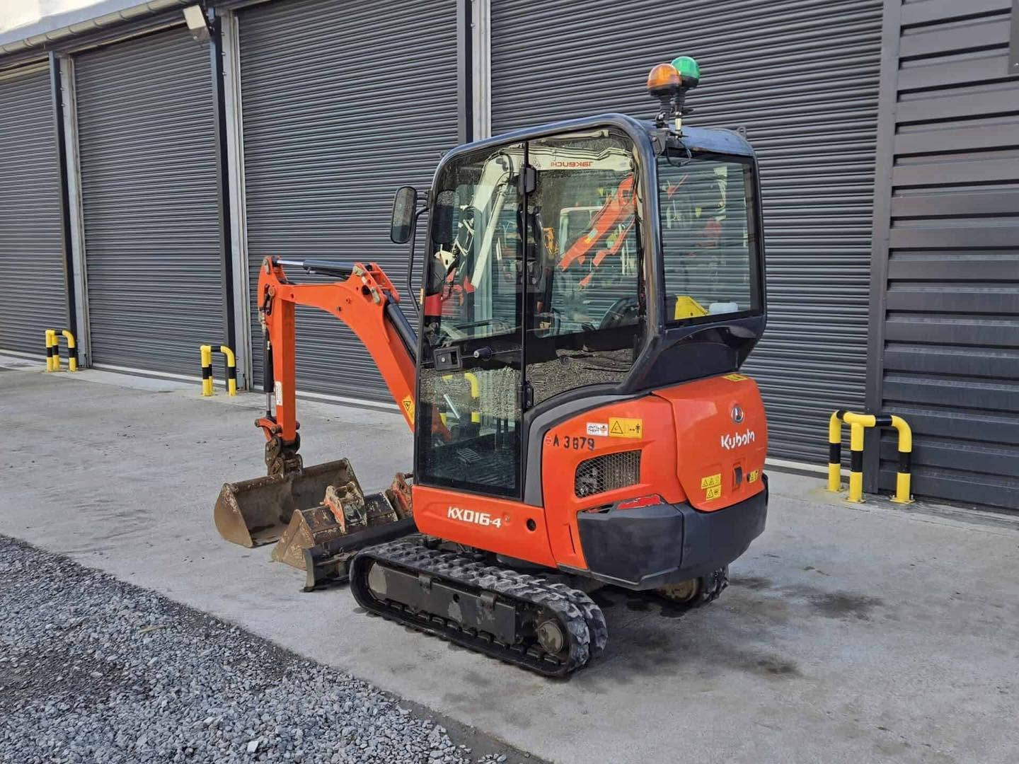 Mini pelle KUBOTA KX016-4 - 1,6 Tonne - 2018