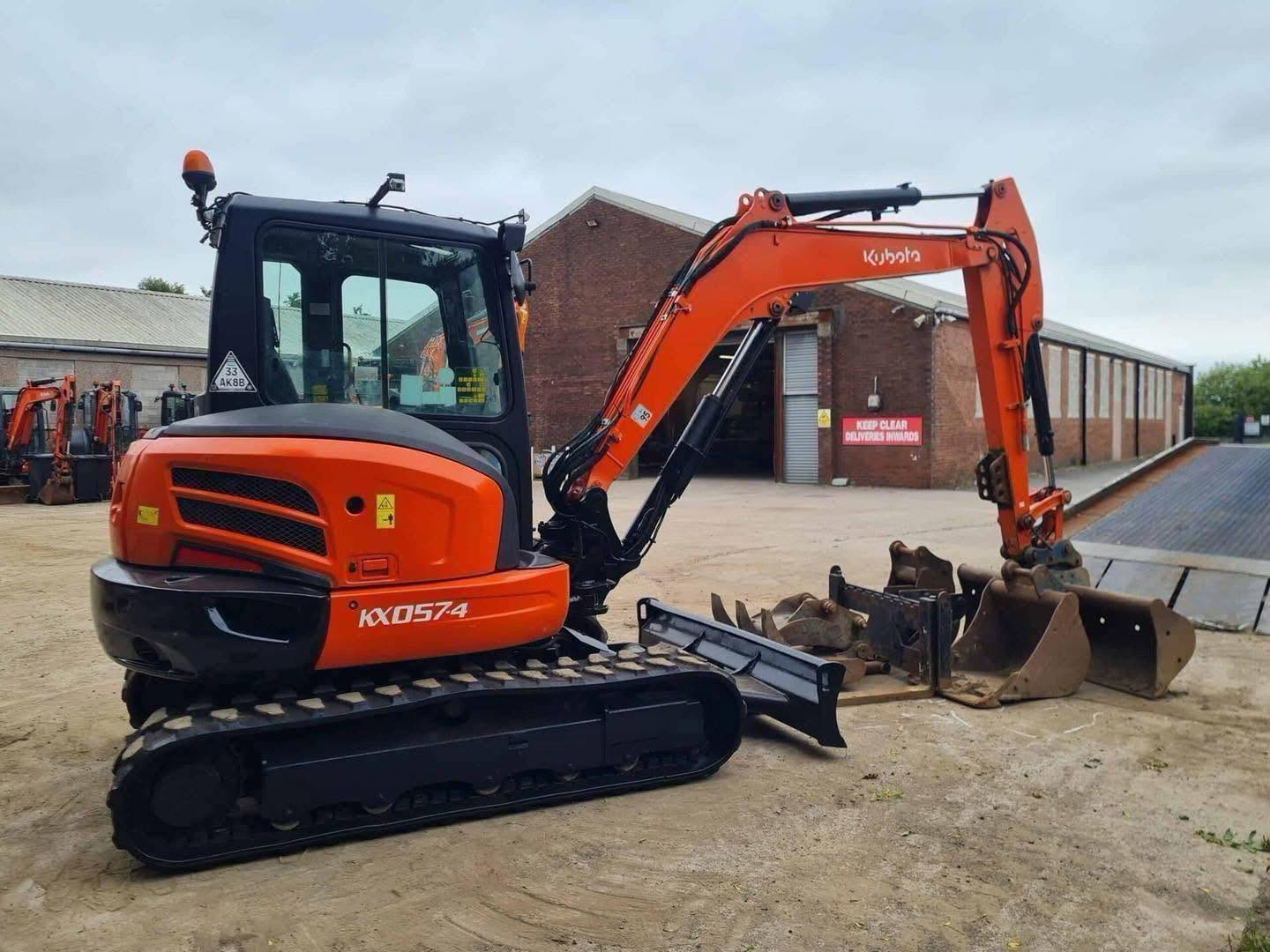 Pelle KUBOTA KX057-4 - 6 Tonnes - 2017