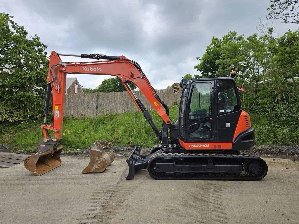 Pelle KUBOTA KX080-4A2 - 8,5 Tonnes - 2022