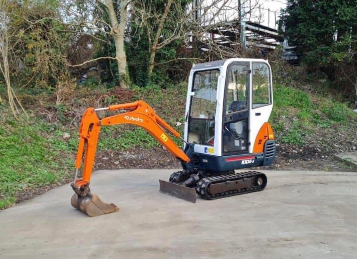 Mini pelle KUBOTA KX36-4 - 1,5 Tonne - 2013
