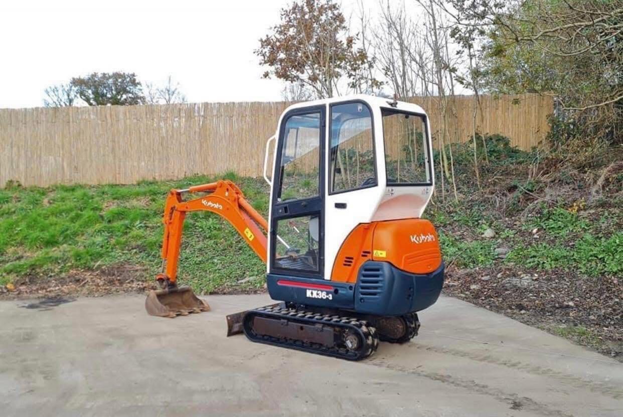 Mini pelle KUBOTA KX36-4 - 1,5 Tonne - 2013