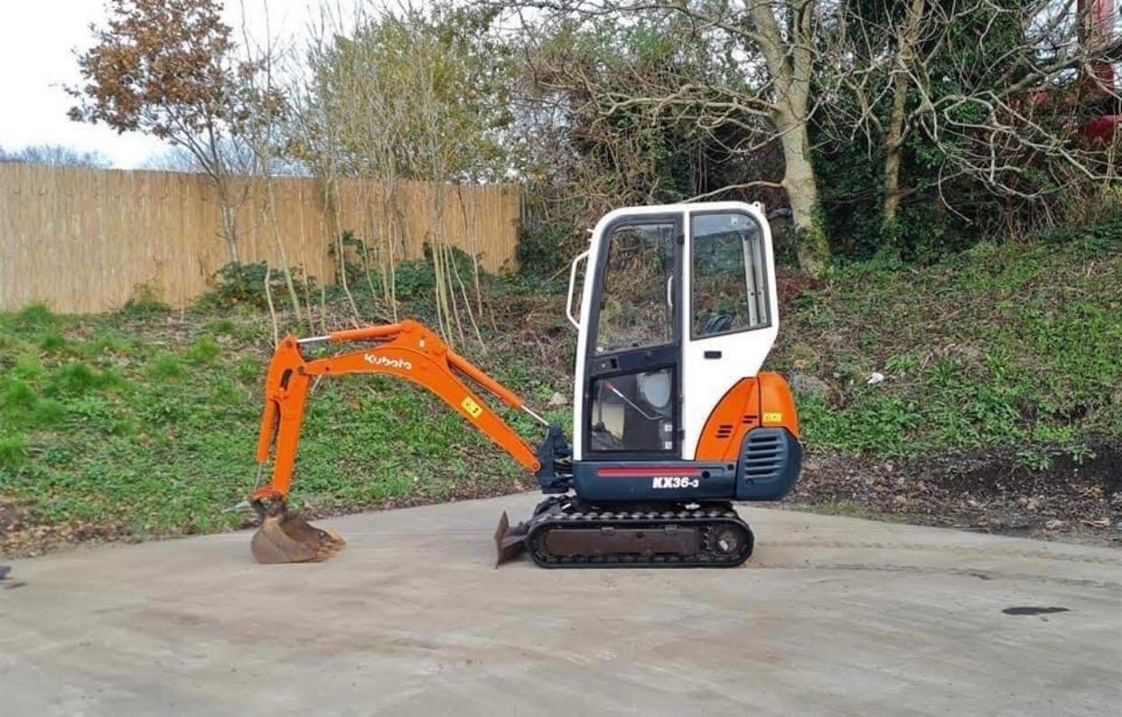 Mini pelle KUBOTA KX36-4 - 1,5 Tonne - 2013