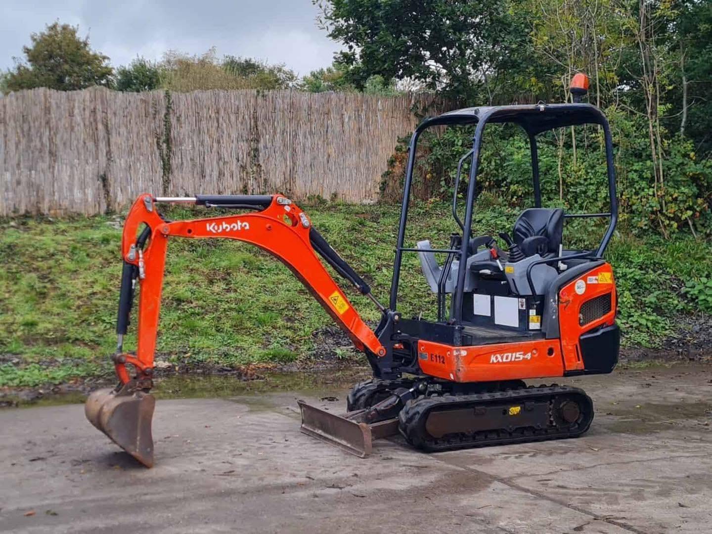 Mini pelle KUBOTA KX015-4 - 1,5 Tonne - 2016