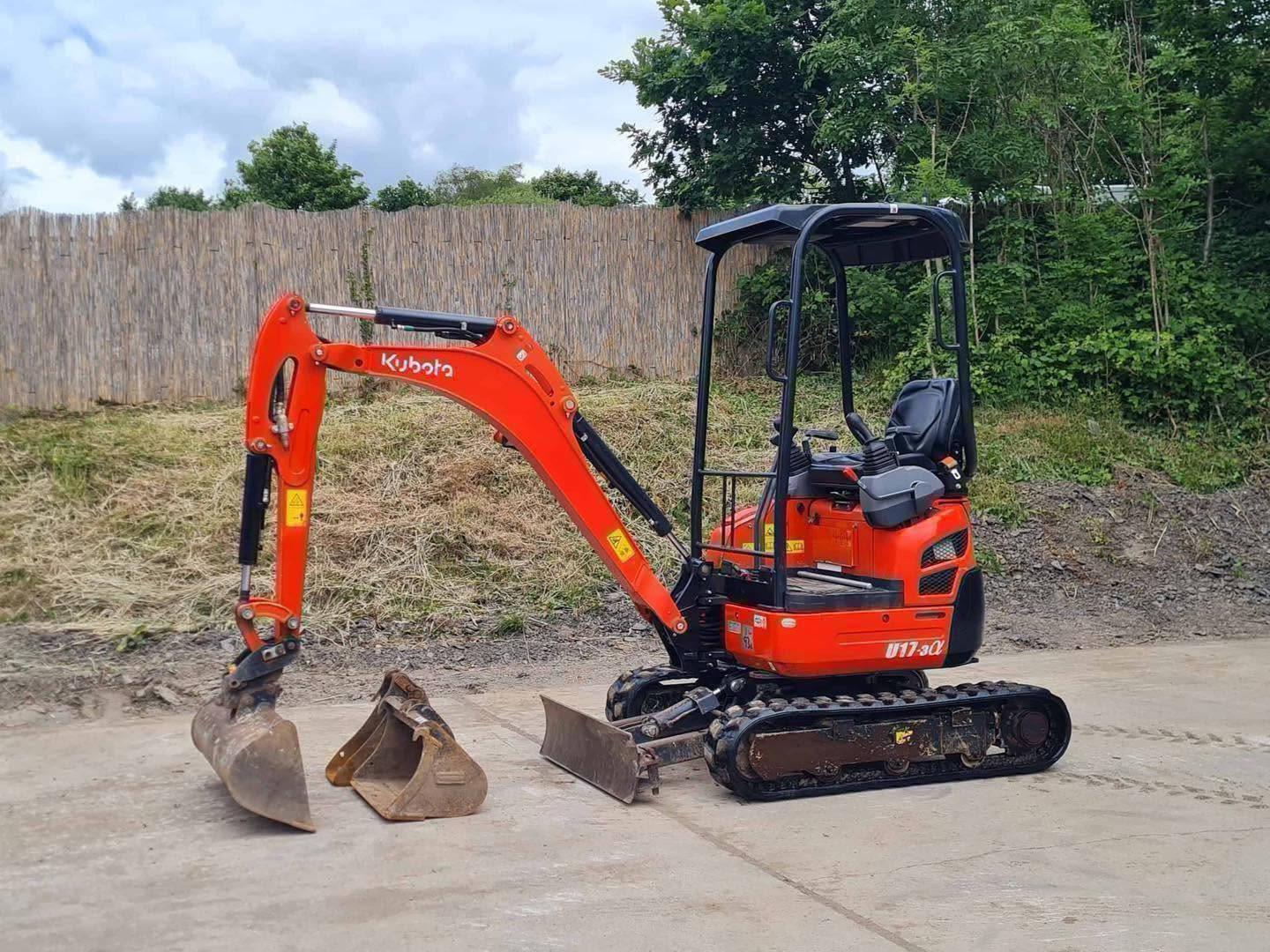 Mini pelle KUBOTA U17-3 - 1,7 Tonne - 2022