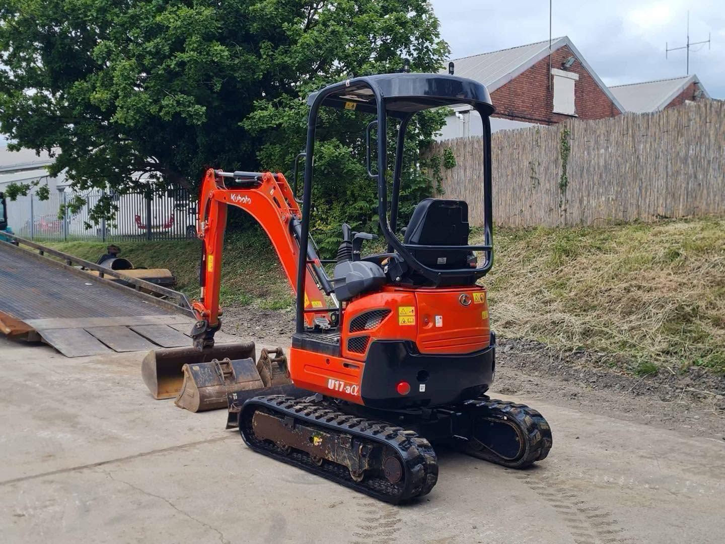 Mini pelle KUBOTA U17-3 - 1,7 Tonne - 2022