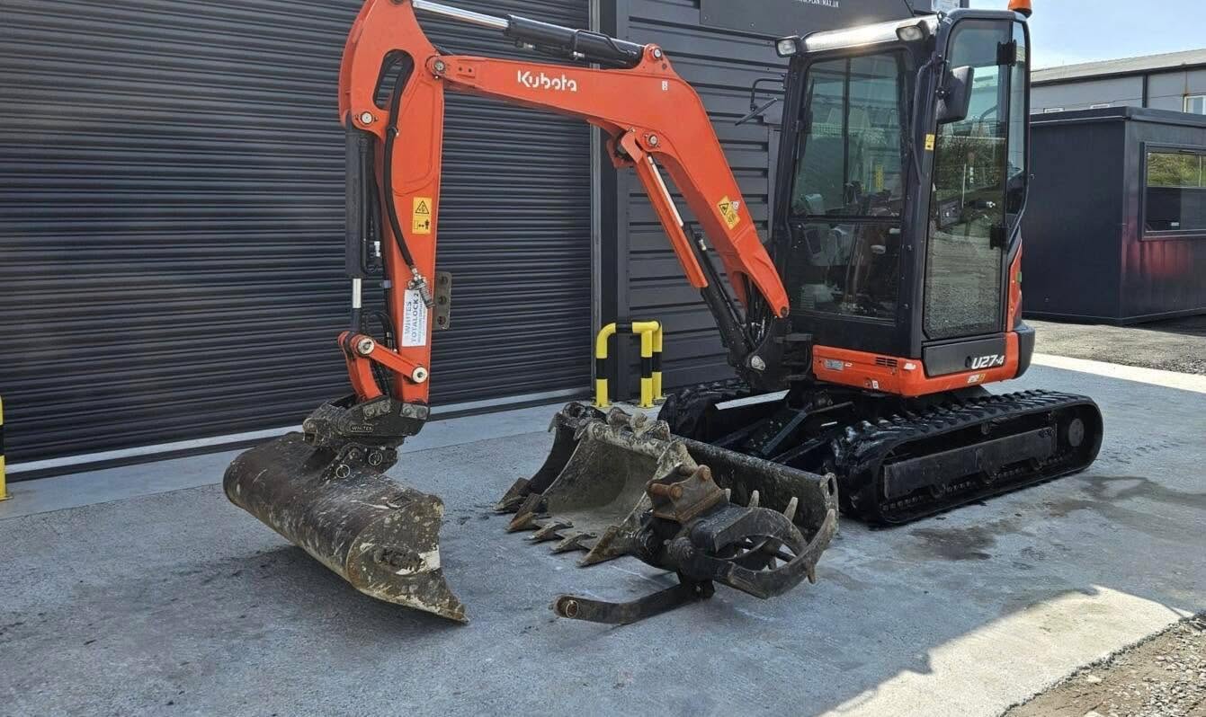 Mini pelle KUBOTA U27-4 - 2,7 Tonnes - 2018