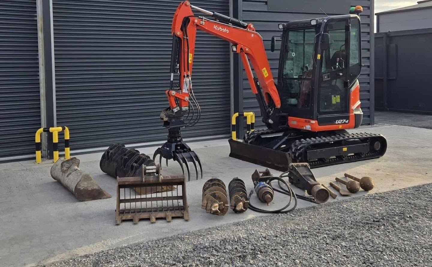 Mini pelle KUBOTA U27-4 - 2,7 Tonnes - 2022