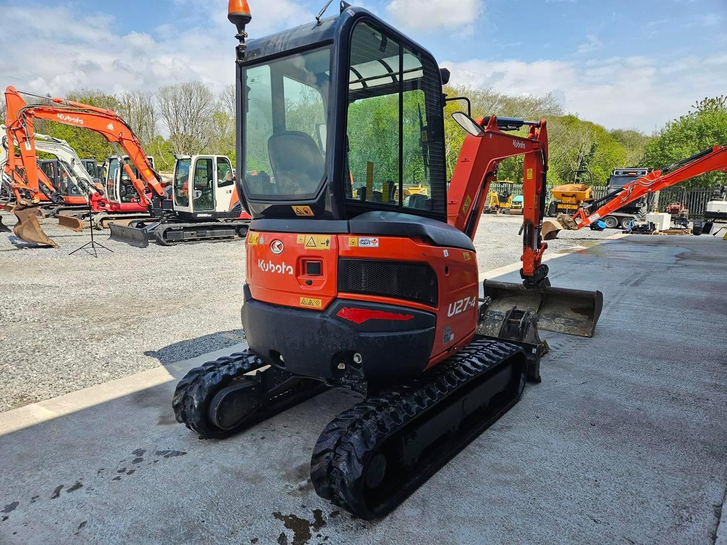 Mini pelle KUBOTA U27-4 - 2,7 Tonnes - 2018