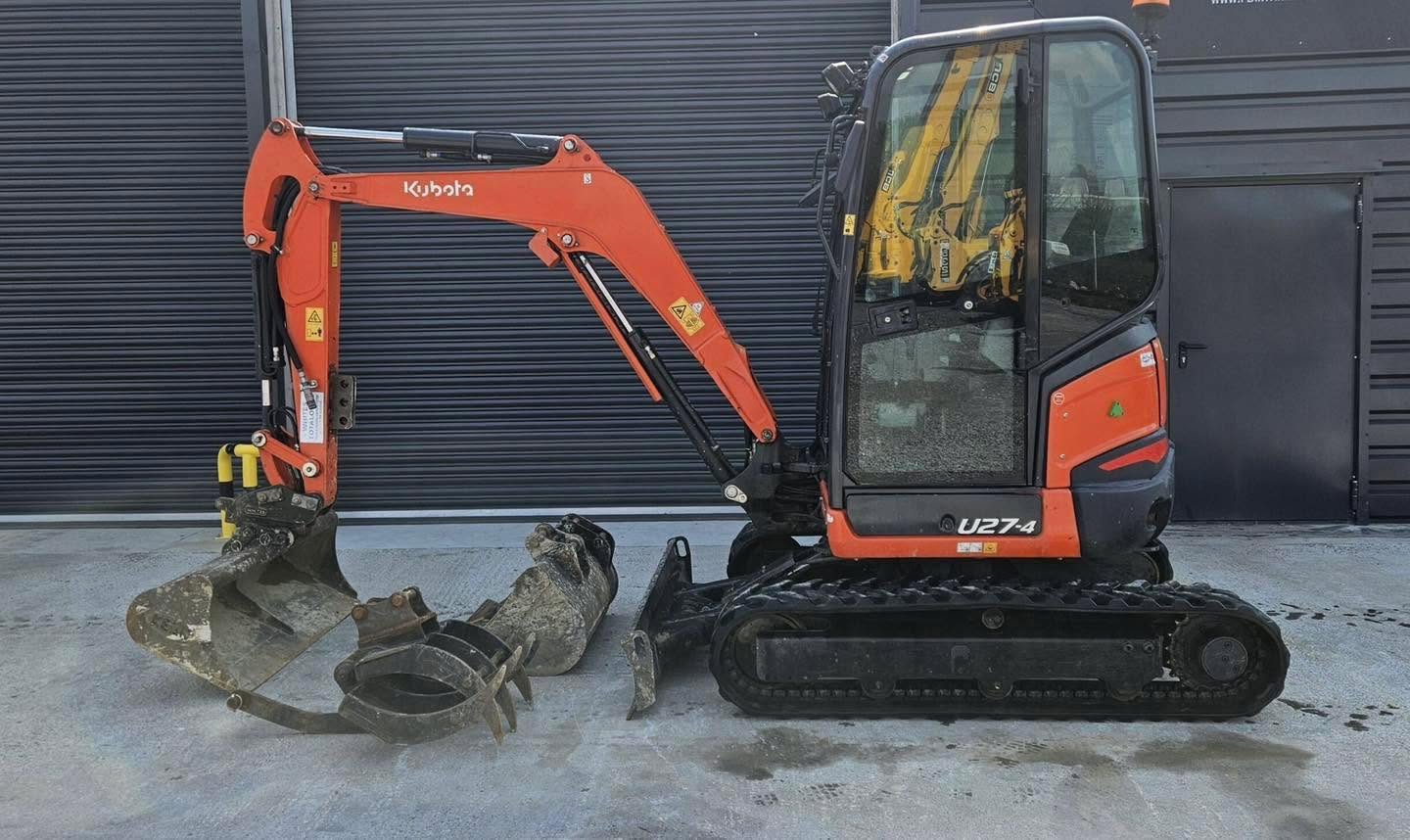Mini pelle KUBOTA U27-4 - 2,7 Tonnes - 2018