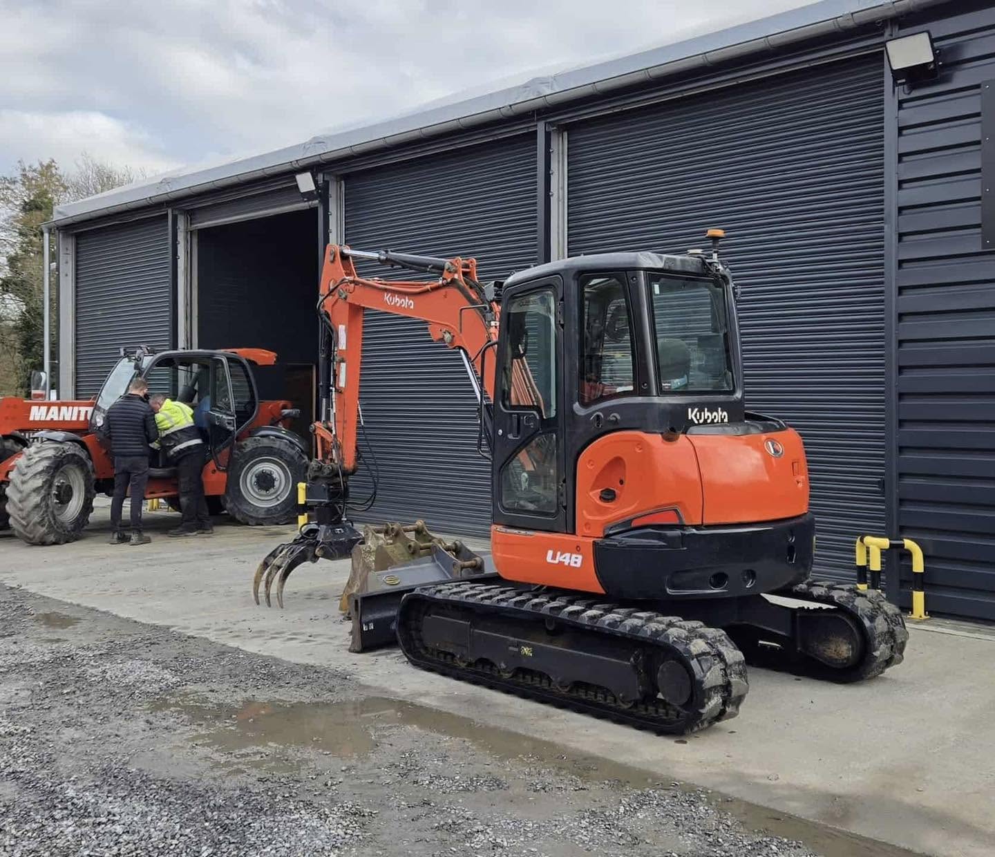Pelle KUBOTA U48-4 - 5 Tonnes + Grappin Rotatif - 2015