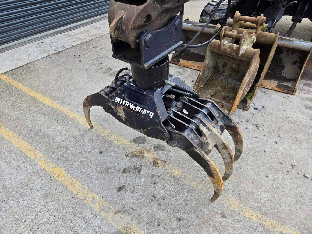 Pelle KUBOTA U48-4 - 5 Tonnes + Grappin Rotatif - 2015