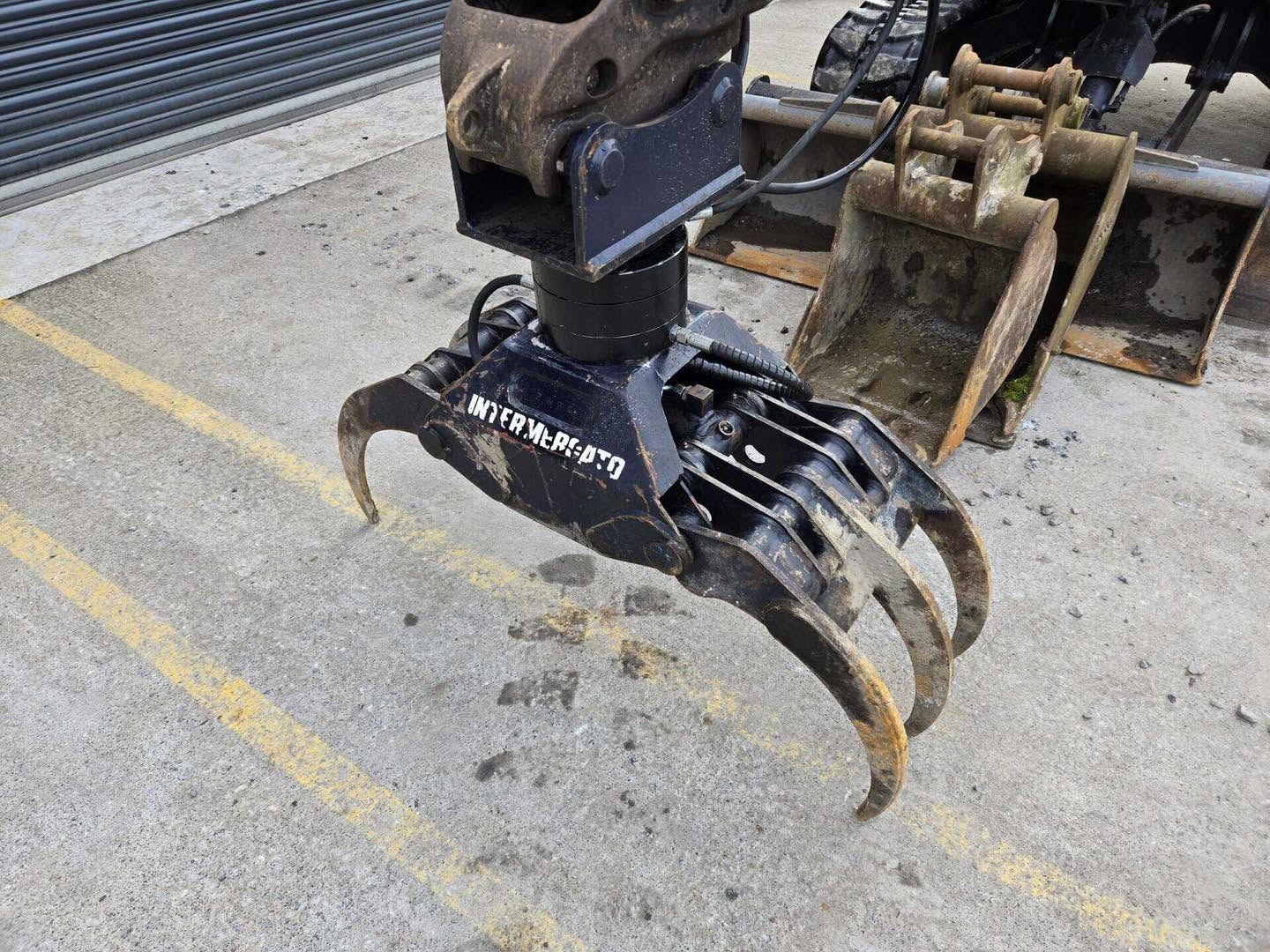 Pelle KUBOTA U48-4 - 5 Tonnes + Grappin Rotatif - 2015