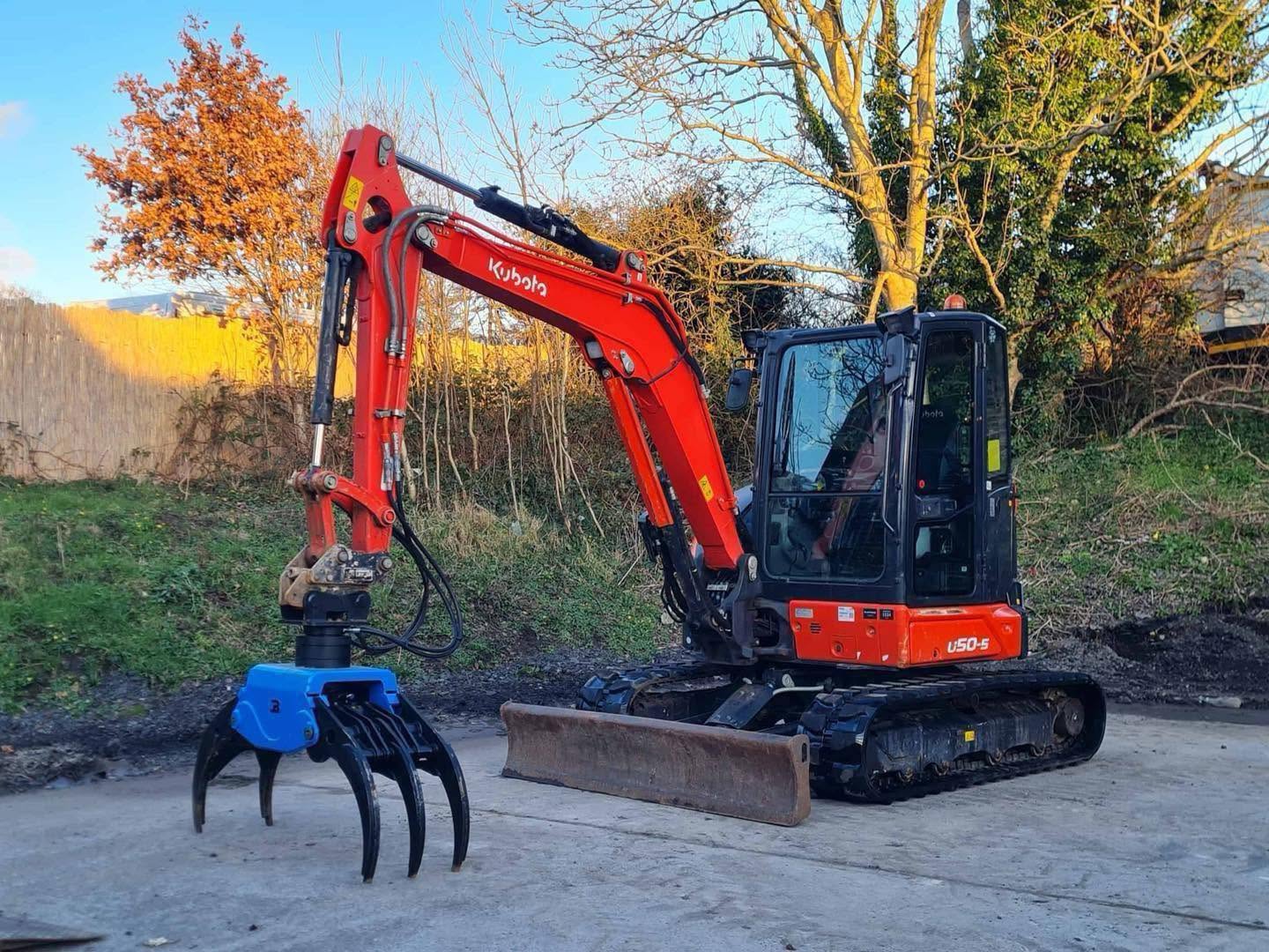 Pelle KUBOTA U50-5 - 5 Tonnes - 2021 + Grappin