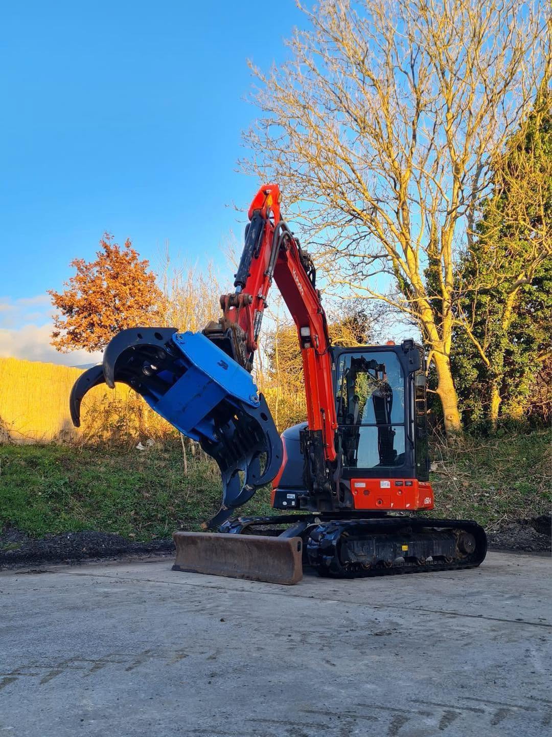 Pelle KUBOTA U50-5 - 5 Tonnes - 2021 + Grappin