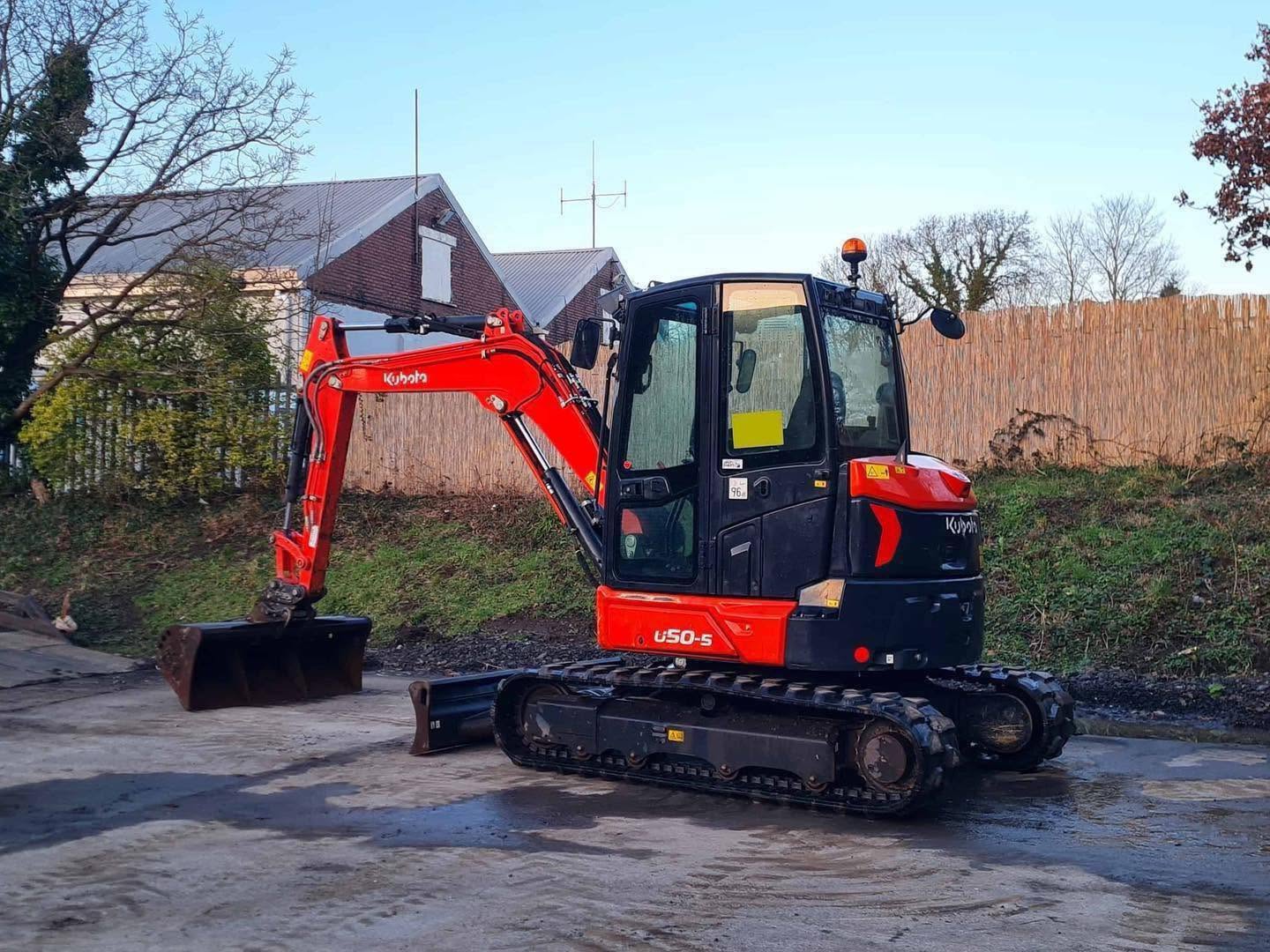 Pelle KUBOTA U50-5 - 5 Tonnes - 2021 + Grappin