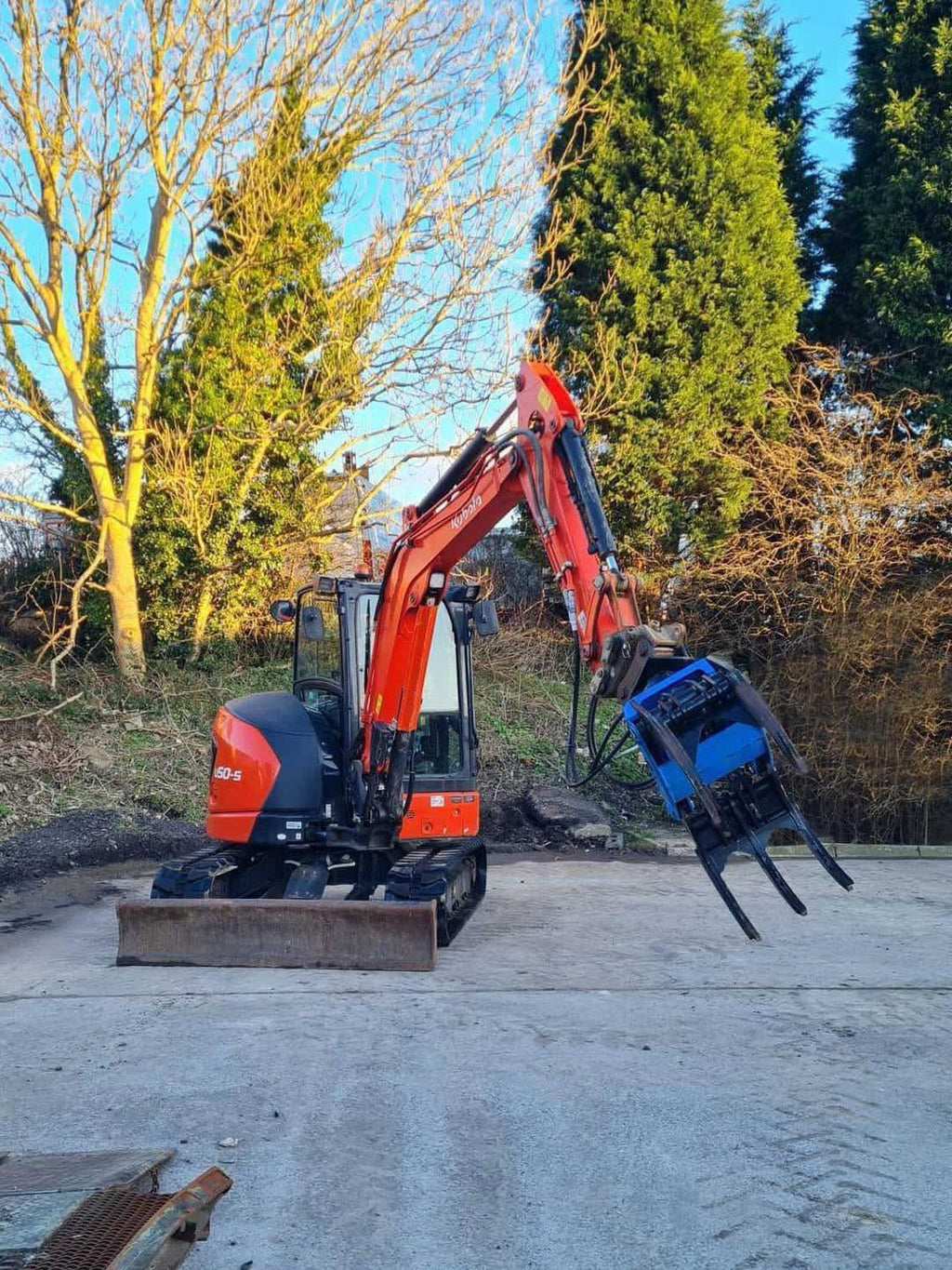 Pelle KUBOTA U50-5 - 5 Tonnes - 2021 + Grappin