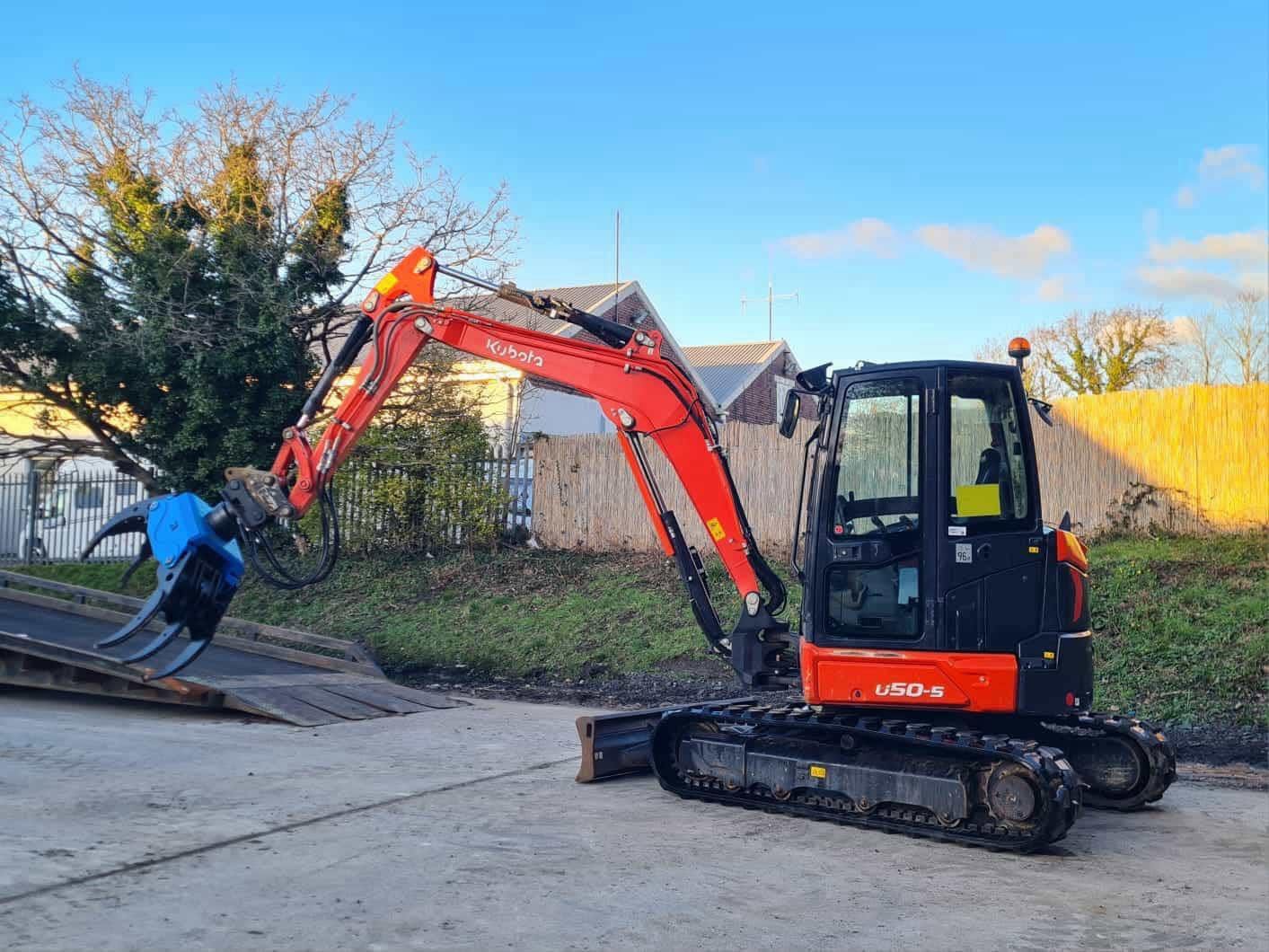 Pelle KUBOTA U50-5 - 5 Tonnes - 2021 + Grappin