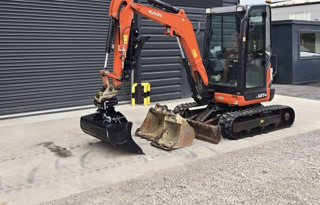 Mini pelle KUBOTA U27-4 - 2,7 Tonnes - 2019