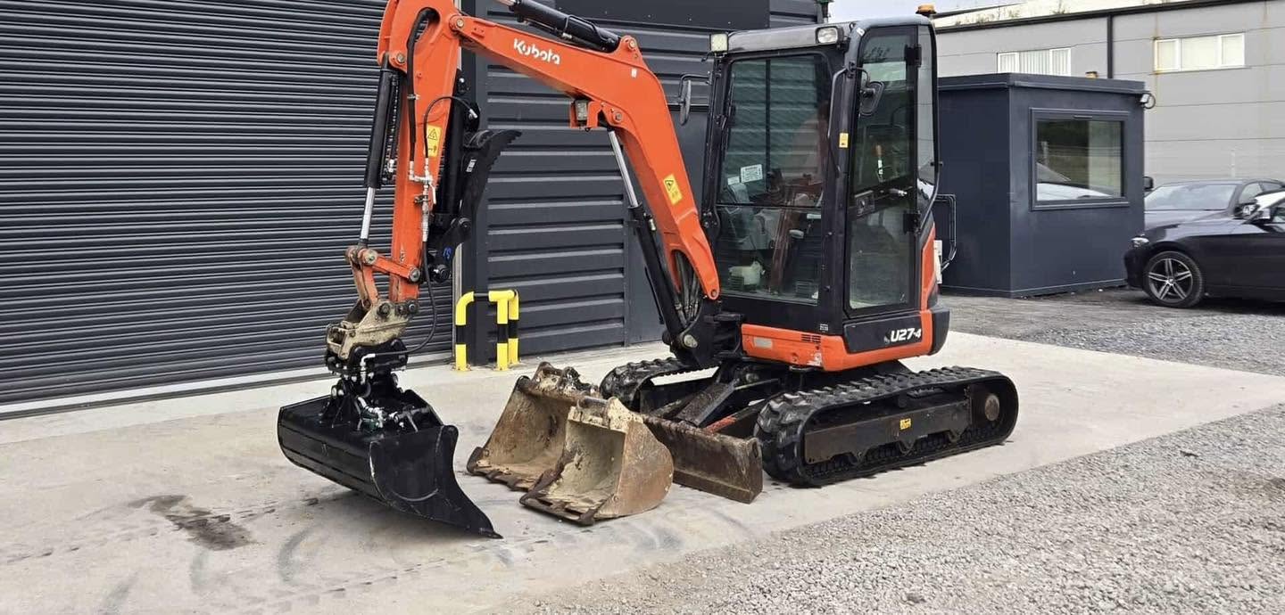 Mini pelle KUBOTA U27-4 - 2,7 Tonnes - 2019