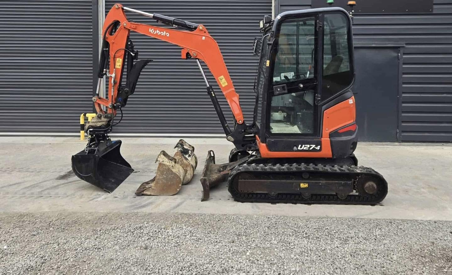 Mini pelle KUBOTA U27-4 - 2,7 Tonnes - 2019