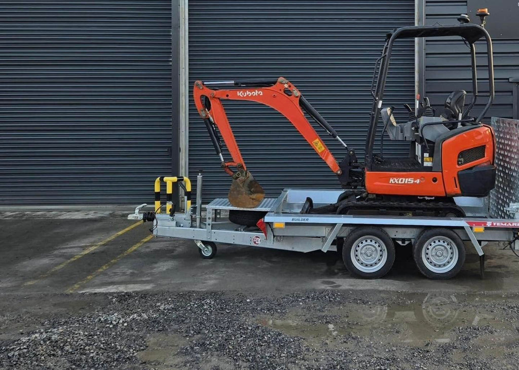 Mini pelle KUBOTA KX015-4 1,5 Tonne - 2019 + Remorque Temared neuve