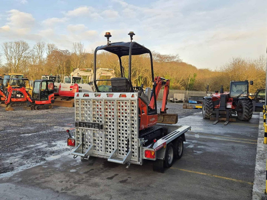 Mini pelle KUBOTA KX015-4 1,5 Tonne - 2019 + Remorque Temared neuve